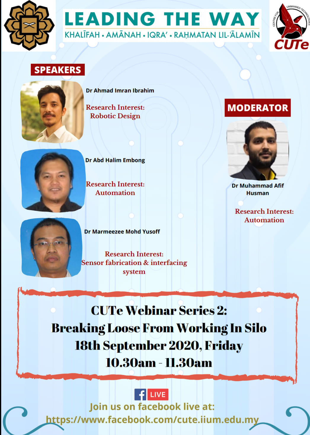 Webinar Series 2: Breaking Loose from Working in Silo